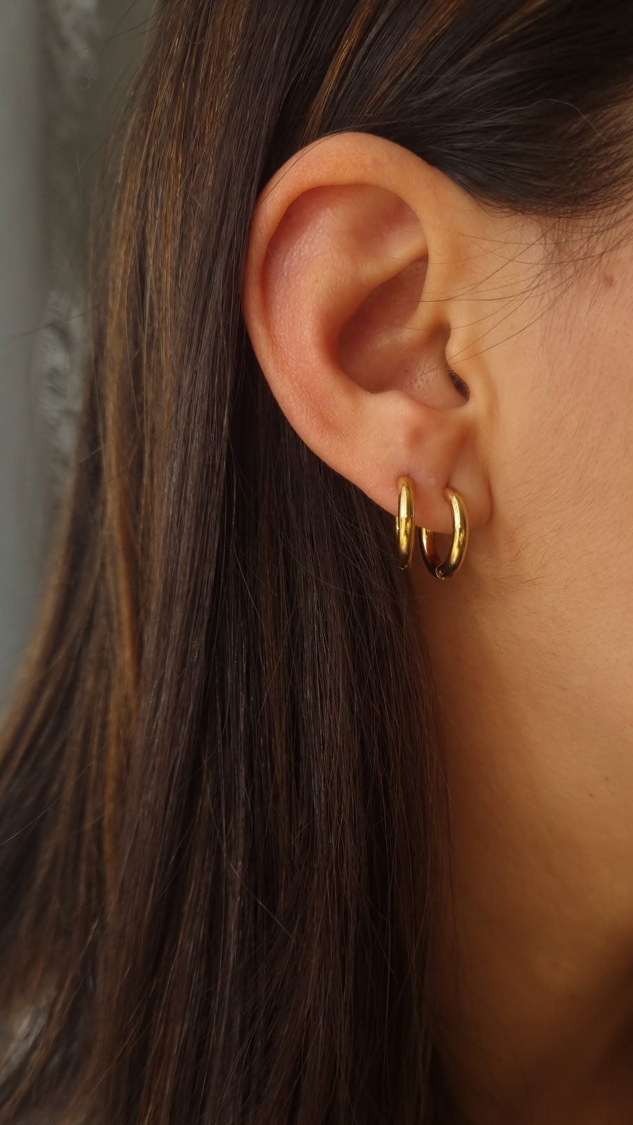 BOUCLES D'OREILLES MINI CRÉOLES - DORÉ