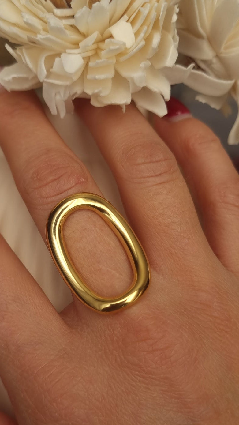 BAGUE AGATHE - DORÉ