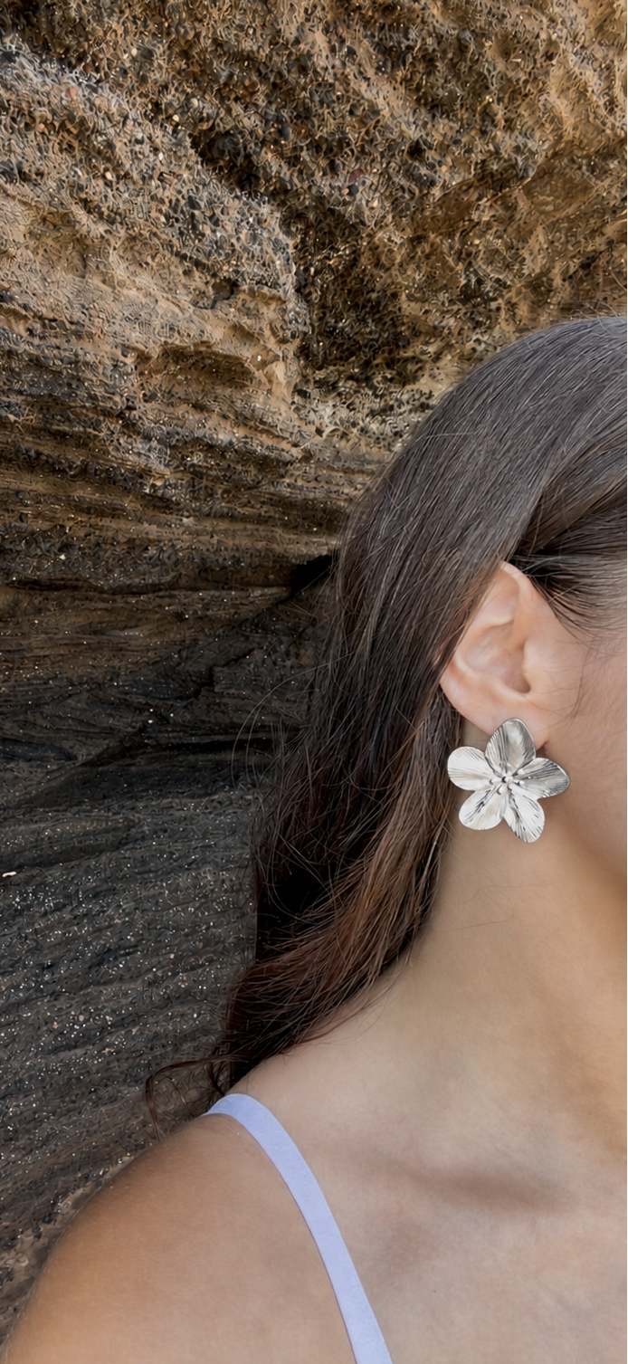 BOUCLES D'OREILLES ELIA - ARGENTÉ