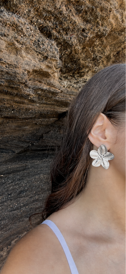 BOUCLES D'OREILLES ELIA - ARGENTÉ