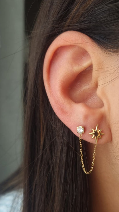 BOUCLES D'OREILLES MIA - DORÉ