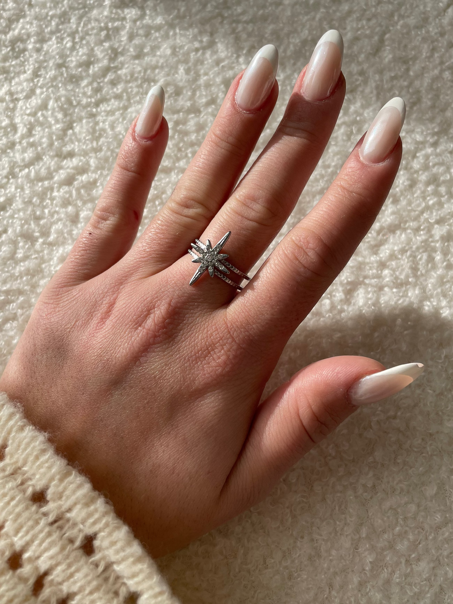 BAGUE RUBY - ARGENTÉ