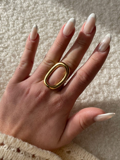 BAGUE AGATHE - DORÉ