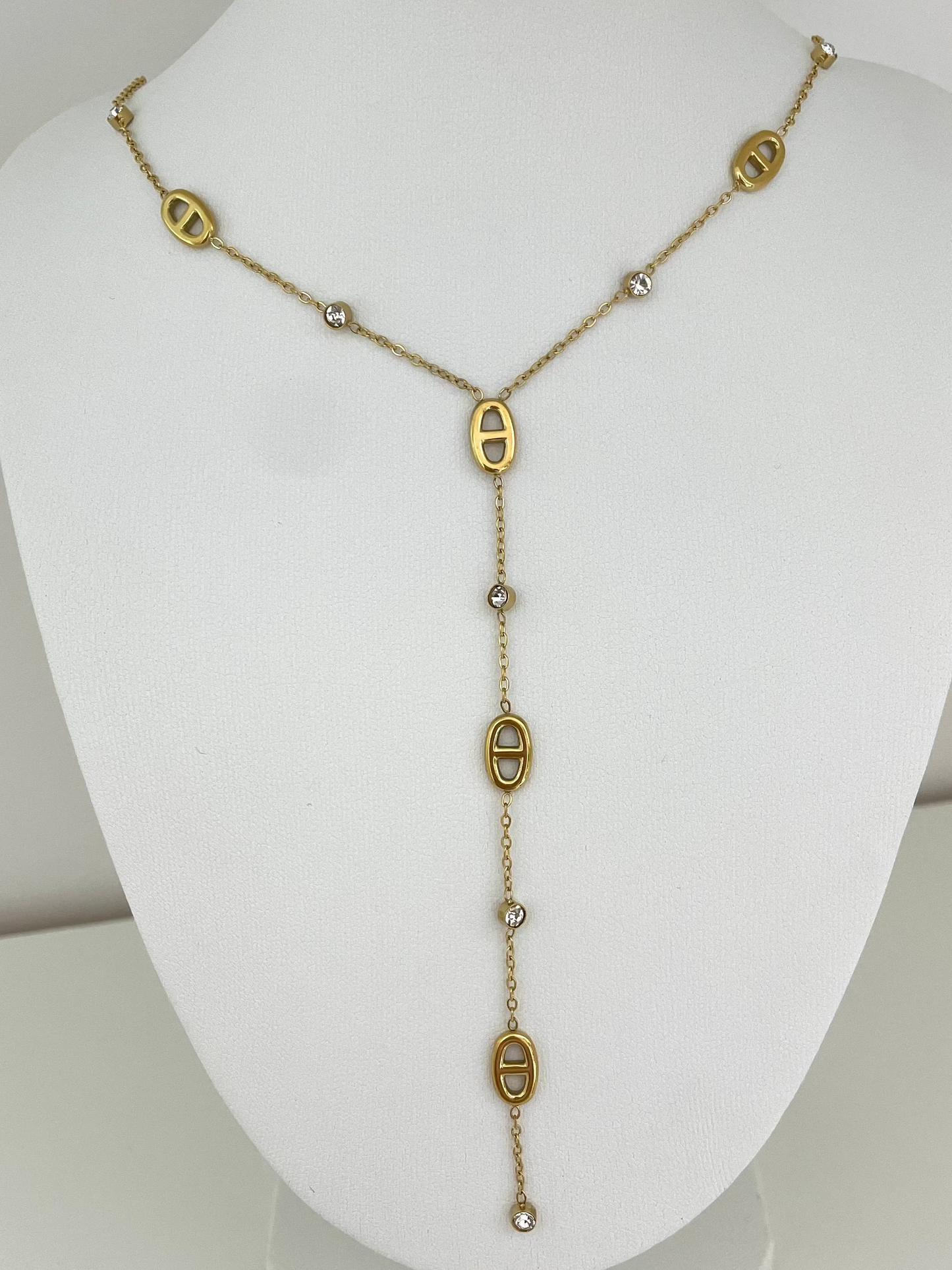COLLIER DIVA - DORÉ