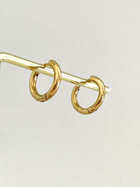 BOUCLES D'OREILLES MINI CRÉOLES - DORÉ