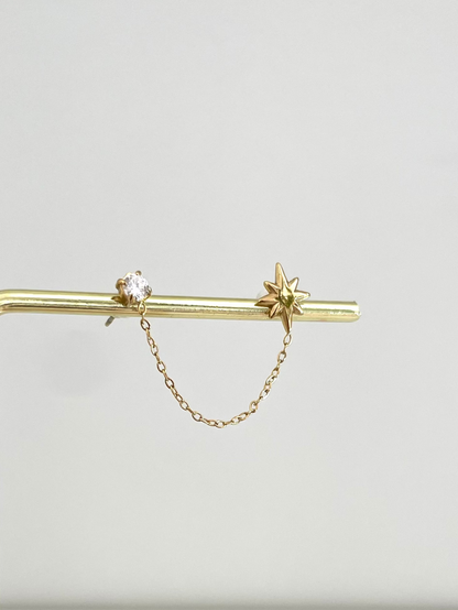 BOUCLES D'OREILLES MIA - DORÉ