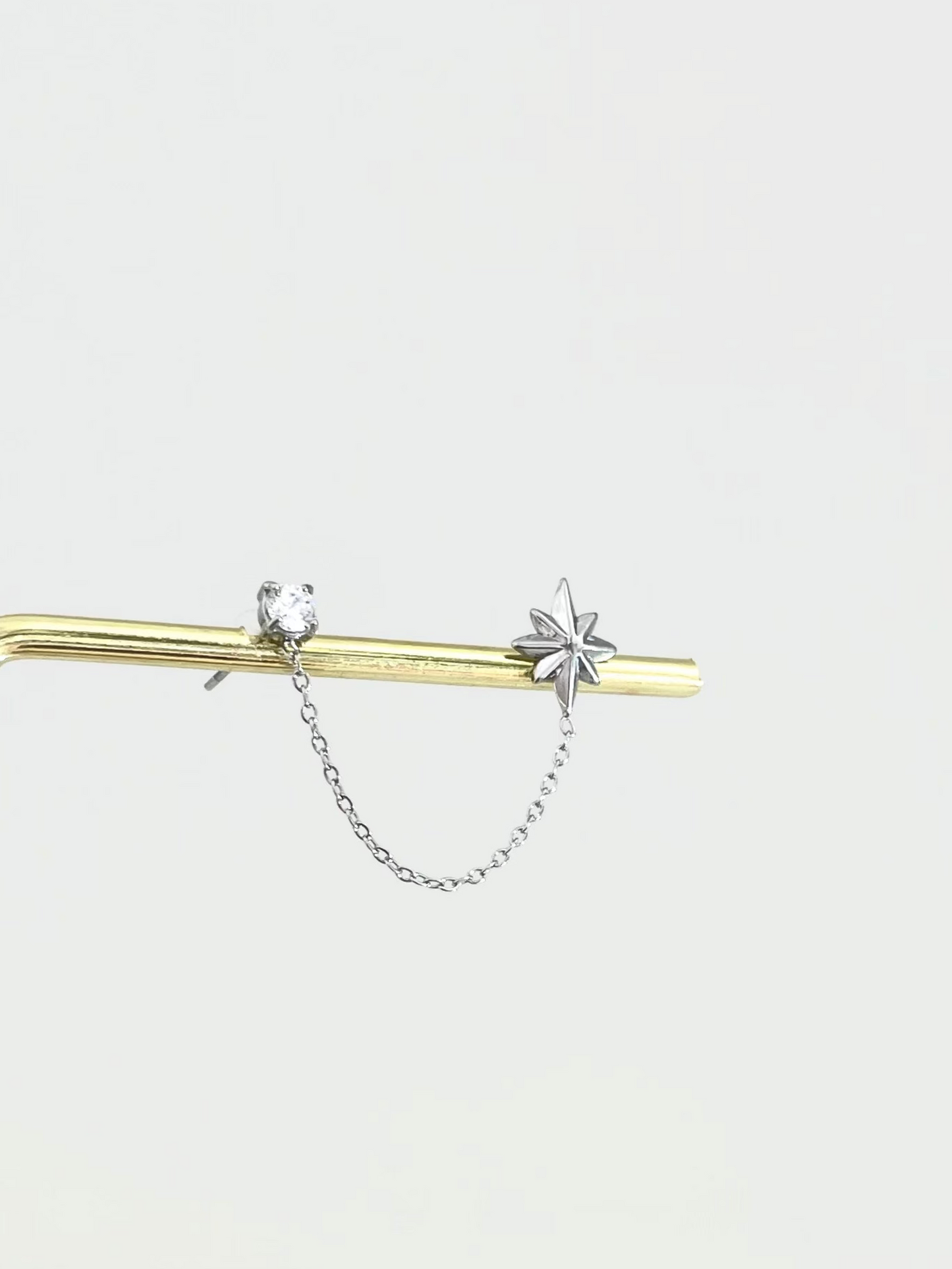 BOUCLES D'OREILLES MIA - ARGENTÉ